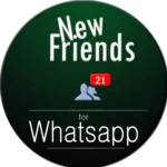 new friends for whatsapp android application logo